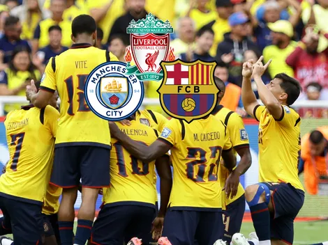 Liverpool, Manchester City y FC Barcelona van por este seleccionado ecuatoriano