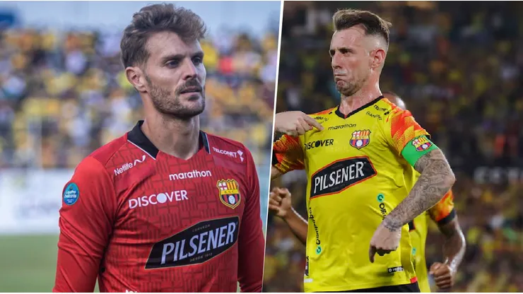 Javier Burrai y Damián Díaz le da un golpe a Barcelona SC