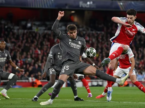 VIDEO | La polémica mano de Raúl Asencio que no fue penal para Arsenal contra Real Madrid en la Champions League