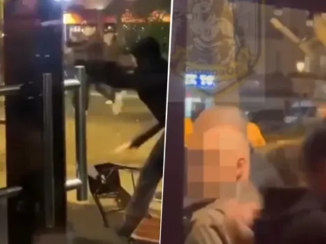 Terror en París por cruces de hinchadas en la previa del PSG vs. Aston Villa