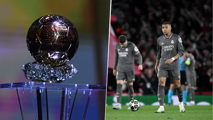 La derrota del Real Madrid con el Arsenal prácticamente desplazó del Balón de Oro a Kylian Mbappé y a Vinicius.