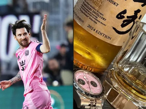 Beckham, a puro brindis tras festival de Messi