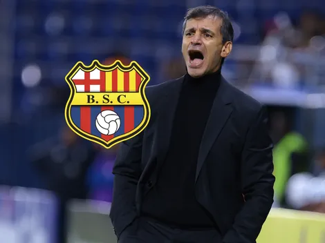Fabián Bustos podría no enfrentar a Barcelona SC por este motivo