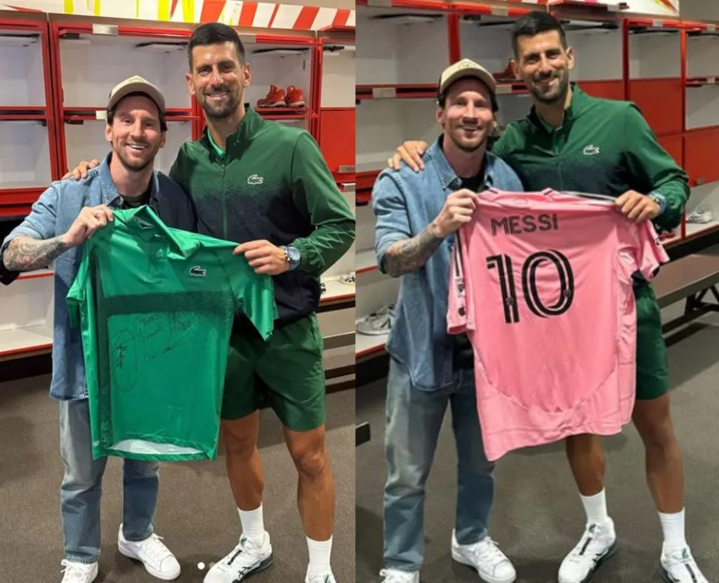 Messi Djokovic tenis Miami
