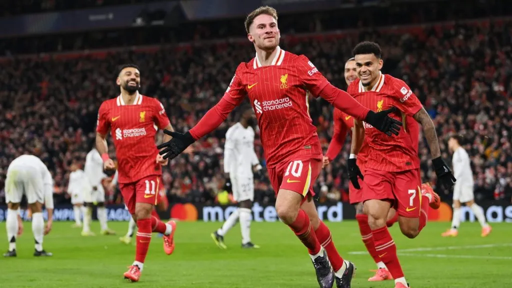 Mac Allister ya le marcó incluso a Real Madrid en esta temporada: GETTY