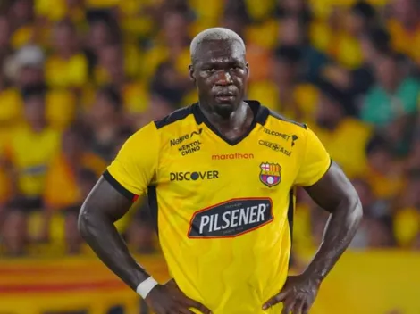 El monumental enojo de Felipe Caicedo con sus compañeros tras gol de Orense