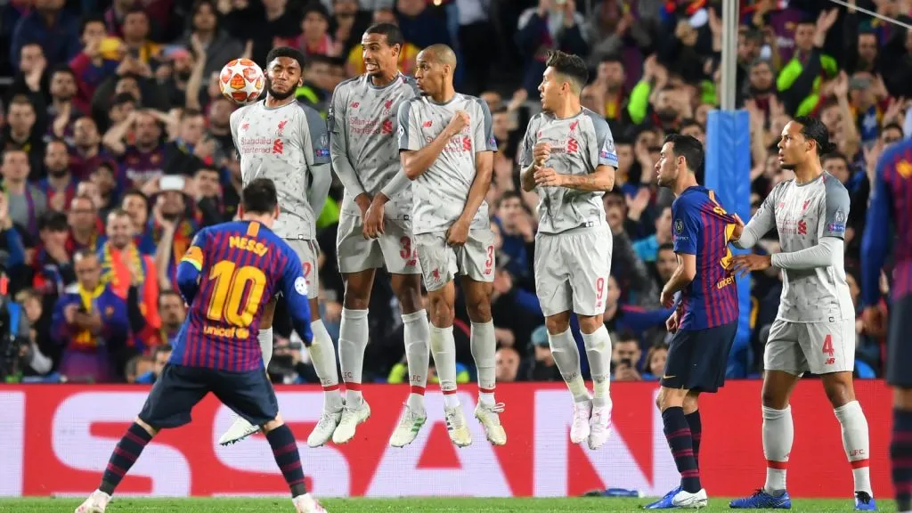 El tiro libre de Messi ante Liverpool, último gol del Barcelona en semis de Champions: GETTY