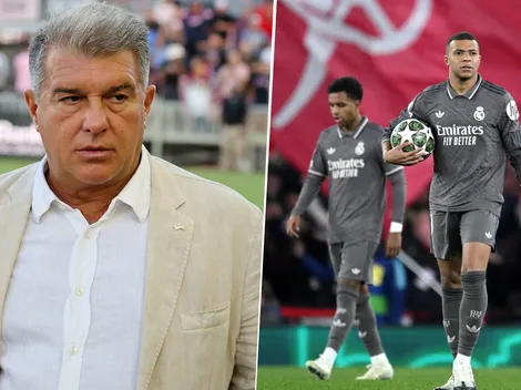 La reacción de Joan Laporta a la pregunta por el Real Madrid vs. Arsenal: ''Dejame con: ''Dejaos de chorradas...''