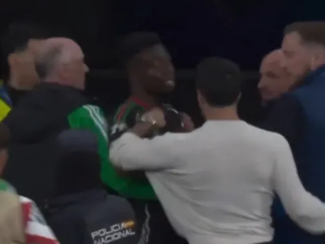 VIDEO: Carvajal y Saka, casi a las manos al descanso