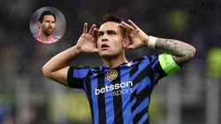 Lautaro Martínez impidió que se el quitará una marca a Messi en la Champions.