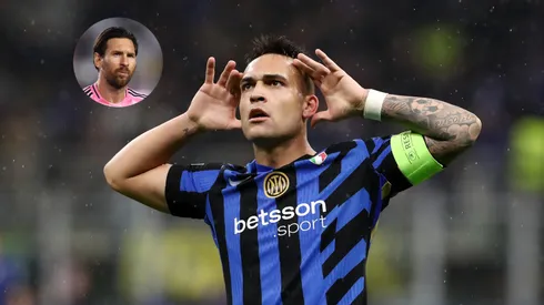 Lautaro Martínez impidió que se el quitará una marca a Messi en la Champions.