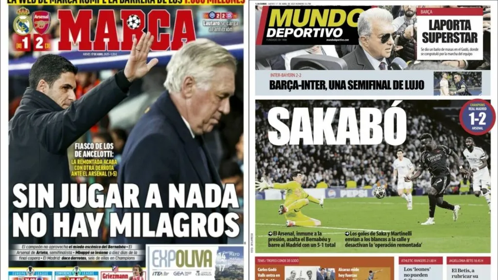 La prensa española habla de falta de fútbol en Real Madrid: TW