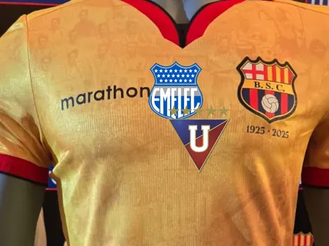Barcelona SC presentó su nueva camiseta y se "burló" de Emelec y Liga de Quito