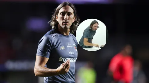 El DT se peleó con un periodista en Brasil