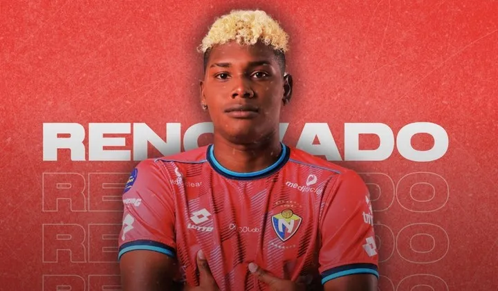 Marcos Olmedo tiene contrato con El Nacional hasta 2028 (Foto: @elnacionalec)