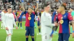Federico Valverde increpó a Raphinha por su festejo antes de que el árbitro pitara el final del partido.