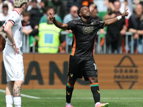 Así fue el partidazo de John Yeboah contra el AC Milan