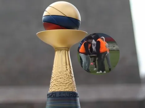 VIDEO | Insólito momento en Copa Ecuador: Pasabolas hacen de camilleros