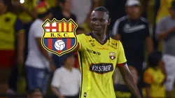 El jugador se fue contra la hinchada de Barcelona SC