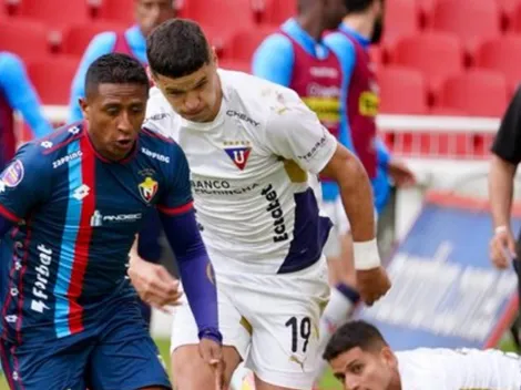 Liga de Quito rescata un empate en la última jugada ante El Nacional