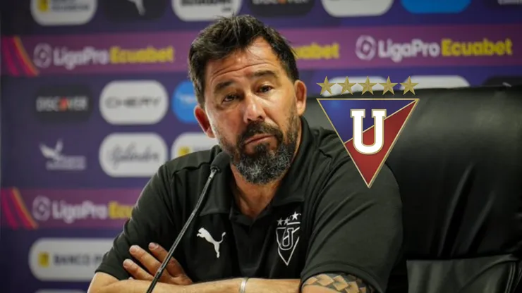 El DT de Liga de Quito se fue contra la hinchada