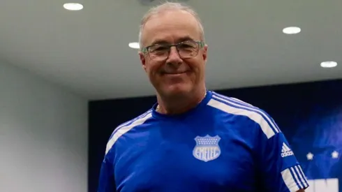 La emotiva celebración de Jorge Célico en la victoria de Emelec