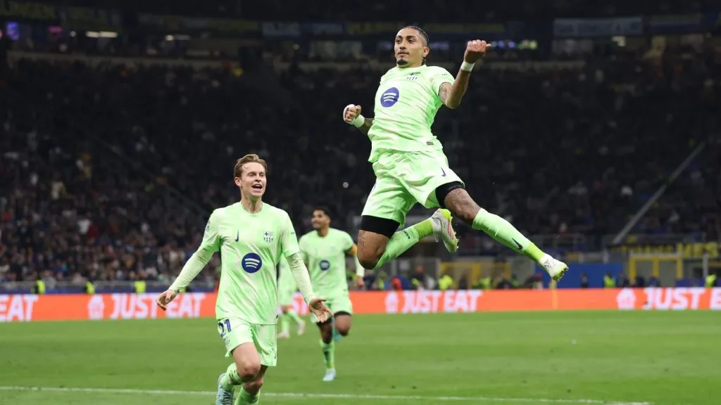 Raphina se quedó a una asistencia o gol de superar la marca de CR7 en la Champions: GETTY