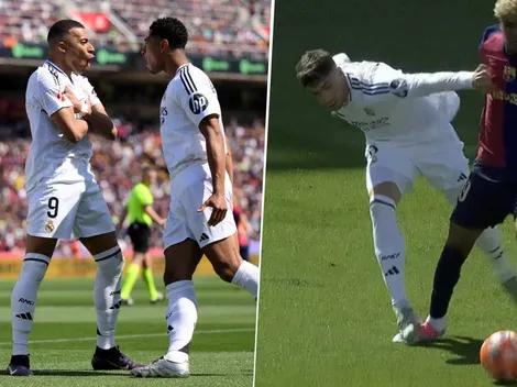 ¿Infracción a Lamine Yamal en el segundo gol de Kylian Mbappé?