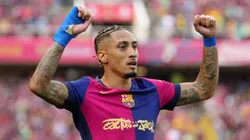 Raphina, con números de Messi en este Barcelona campeón.