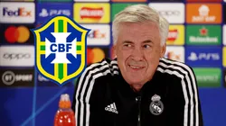 Carlo Ancelotti confirmó en conferencia de prensa que será el entrenador de Brasil a partir del 26 de mayo.