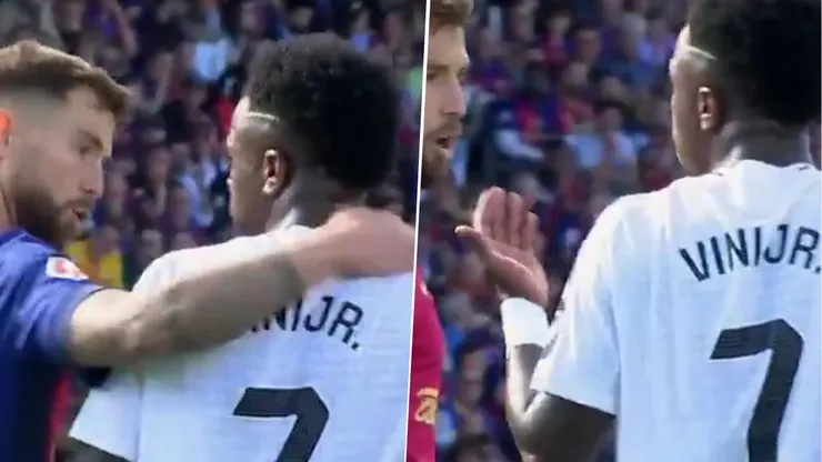 Vinícius Júnior se burló de Iñigo Martínez por la eliminación del Barcelona de la Champions League.