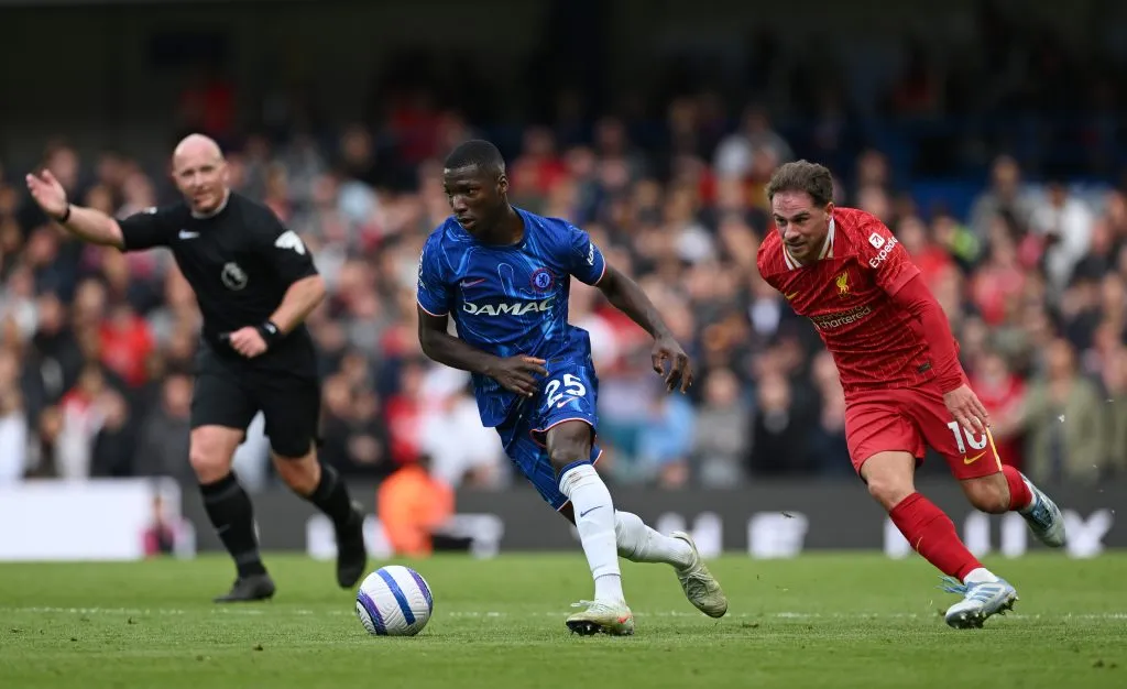 Moisés Caicedo ha sido el mejor de Chelsea en esta temporada. (Foto: GettyImages)