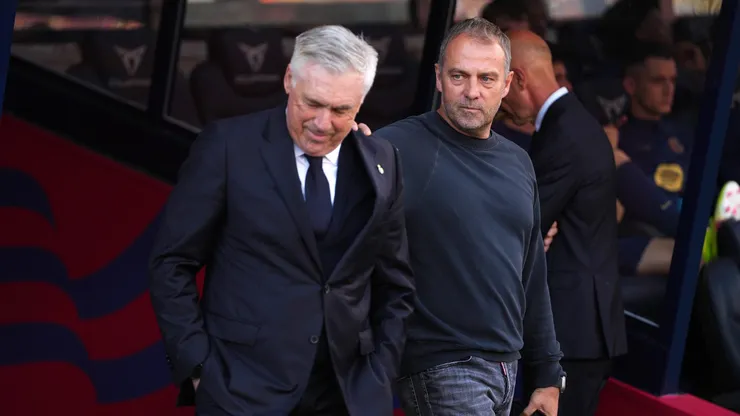 Hansi Flick le deseó suerte a Carlo Ancelotti con su labor al frente de la Selección de Brasil.