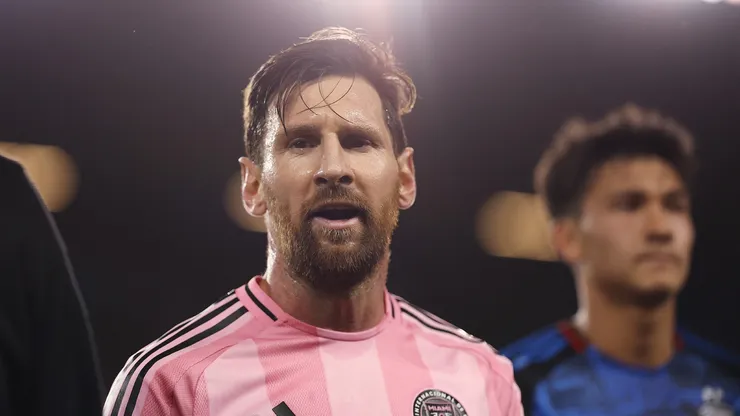 Messi, más que enojado durante el último empate del Inter Miami.