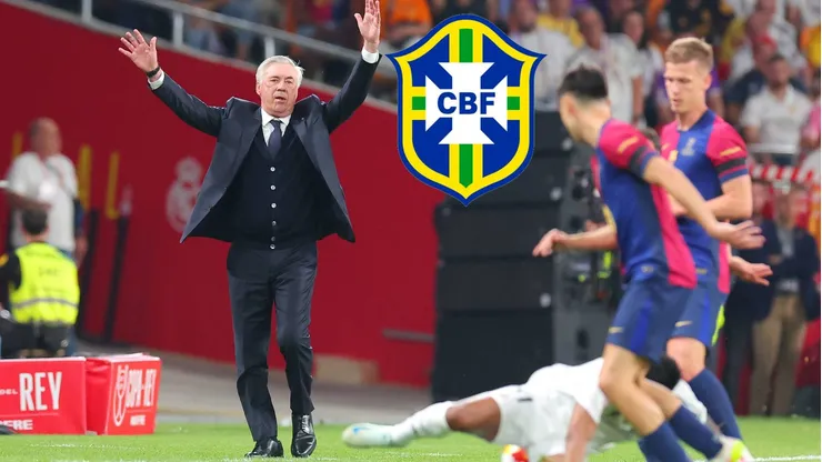 Carlo Ancelotti y la CBF llegaron a un acuerdo en medio de la Final de la Copa del Rey entre Real Madrid y Barcelona.