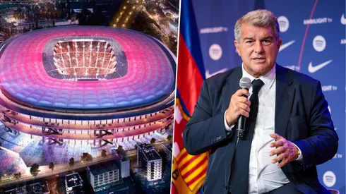 Joan Laporta dijo que las obras del Camp Nou terminarán en su totalidad en el verano del 2026.