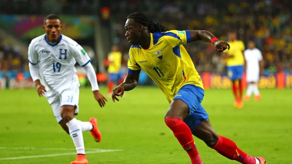 Felipe Caicedo fue Mundialista con la Selección de Ecuador.