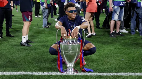 Desiré Doué, que fue la figura del PSG en la Final de la Champions League, empezó la temporada siendo suplente de Bradley Barcola.