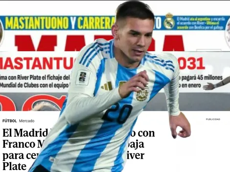 La prensa española a los pies de Mastantuono: “Supera a Messi”
