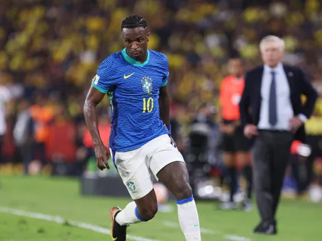 Hinchas de Ecuador y su viral burla contra Vinicius