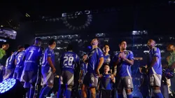 Emelec lo presentó en la Explosión Azul pero su club desmiente el fichaje.