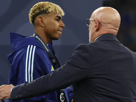 No se vio en TV: el feo gesto de Lamine Yamal durante la premiación a Portugal en la Nations League