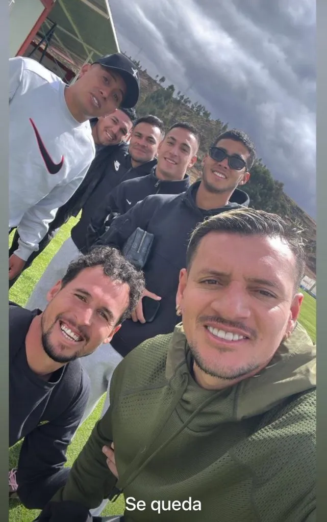 La foto que Garcés publicó en sus redes sociales.