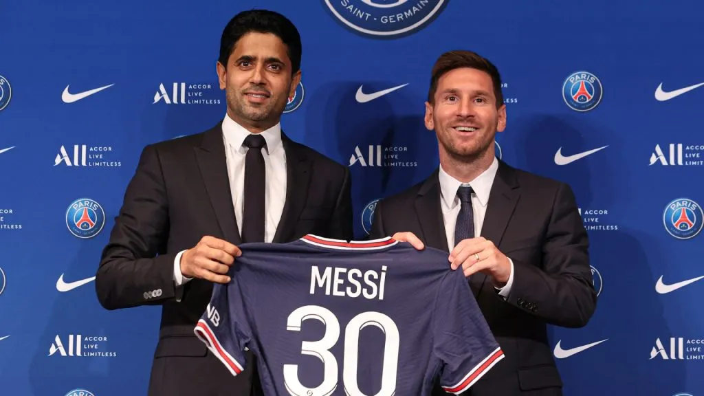 Al-Khelaifi agradeció a Messi, Neymar o Mbappé por su tiempo en PSG: GETTY