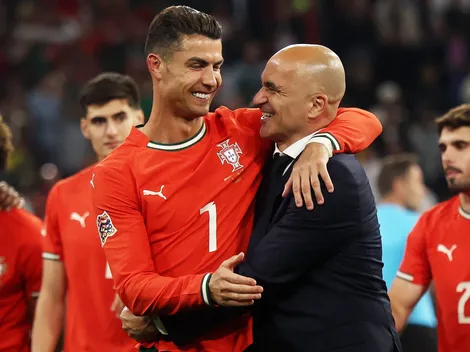Roberto Martínez dijo por qué no se anima a reemplazar a Cristiano Ronaldo