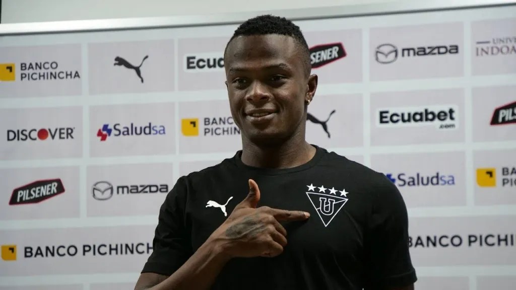 Tin Angulo también pasó por Liga de Quito. (Foto: @LDU_Oficial)