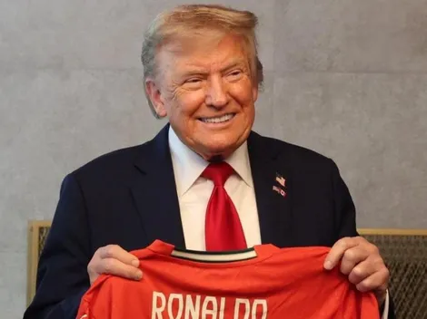 CR7 y la camiseta a Trump que desató la polémica