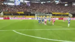 Messi y su obra de arte desde la visión de Garay