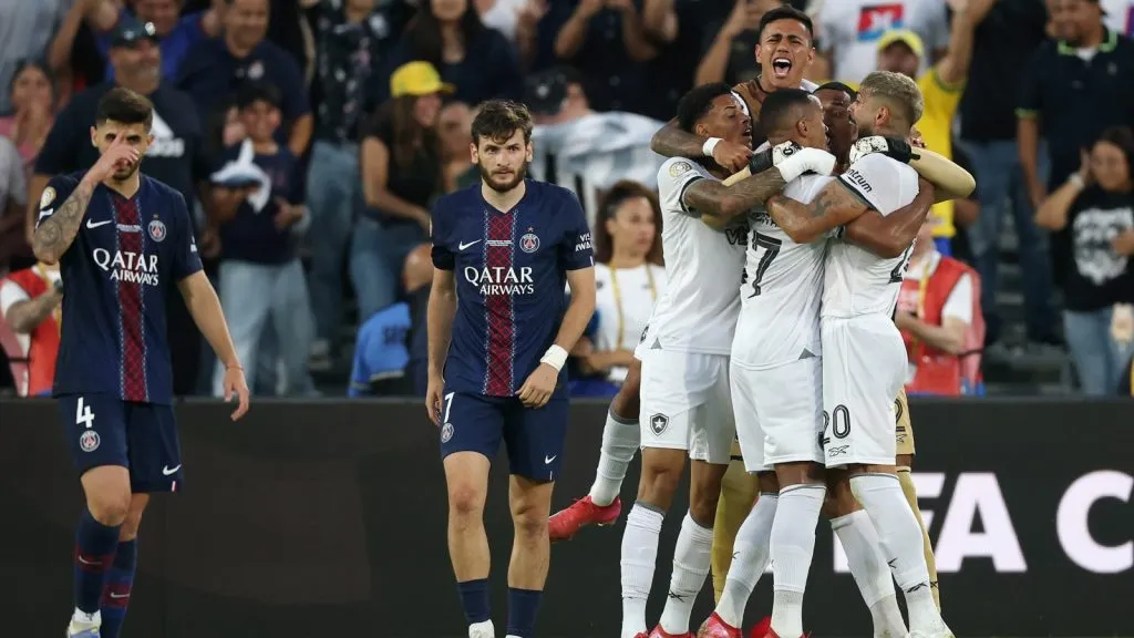 Botafogo venció al PSG en el batacazo del Mundial de Clubes: GETTY