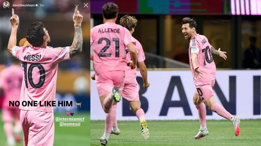 Beckham se rinde a Messi en redes sociales tras la remontada contra Porto: TW